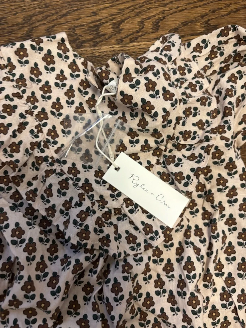Rylee + Cru Winnie Romper Harvest Floral Baby Girl 3-6 Months NWT